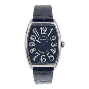 Franck Muller Casablanca Stainless Steel Black Dial 31mm Automatic Men’s 2852CA